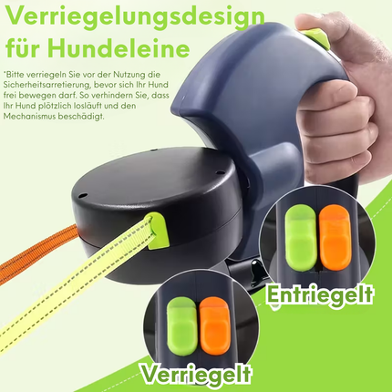 Doppelte Einziehbare Hundeleine