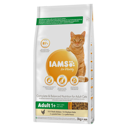 Iams pour Vitality Adult Poulet, 3 kg