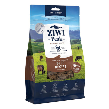 Ziwi Peak Air Dried Cat Food beef 400g