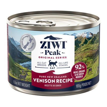 Ziwi Peak Canned Cat Food vension 185g