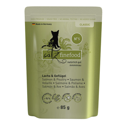 Finefood Non. 5 au saumon &amp; volaille, 85g
