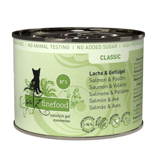 Finefood Non. 5 au saumon &amp; volaille, 200g