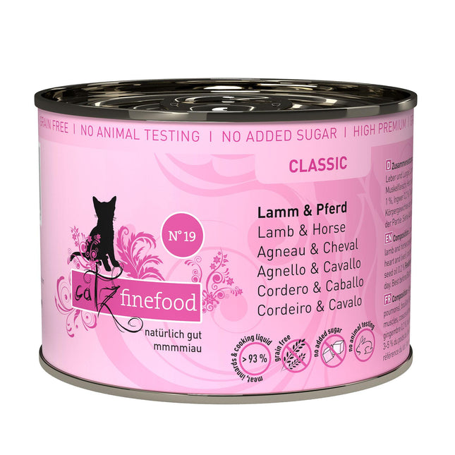 Finefood Non. 19 à l'agneau et au cheval, 200g