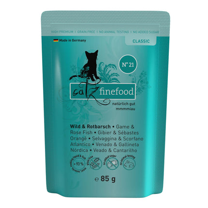 Finefood Non. 21 Gibier &amp; Sébaste, 85g