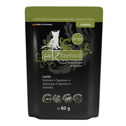 Finefood Purrrr Non. 105 au saumon, 80g