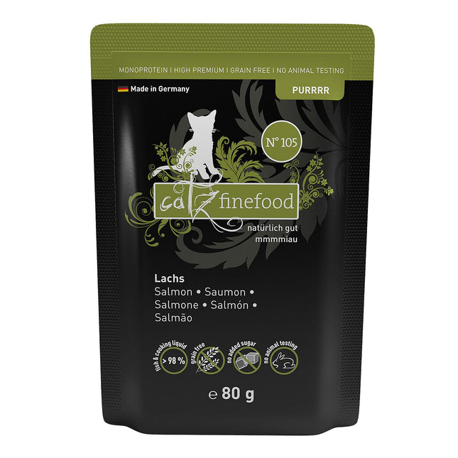 Finefood Purrrr Non. 105 au saumon, 80g