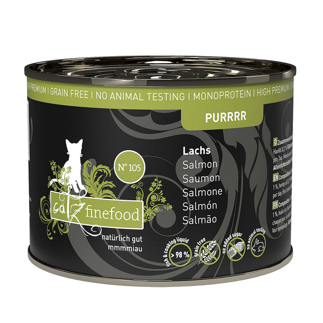Finefood Purrrr Non. 105 au saumon, 190g