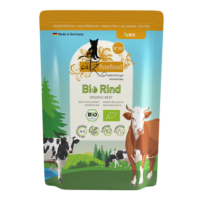 Finefood Bio No. 507 au bœuf, 85g