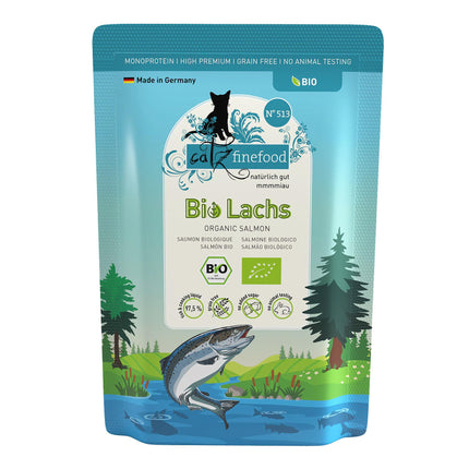 Finefood Bio No. 513 au saumon, 85g