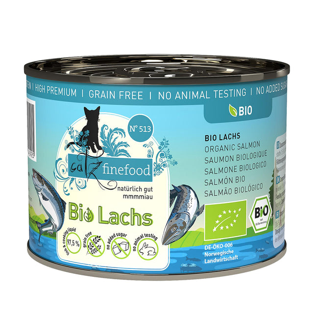 Finefood Bio No. 513 au saumon, 200g