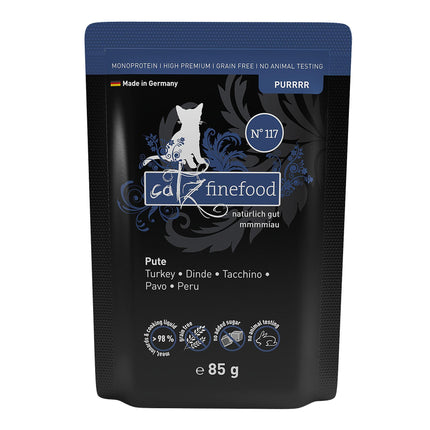Finefood Purrrr Non. 117 à la dinde, 85g