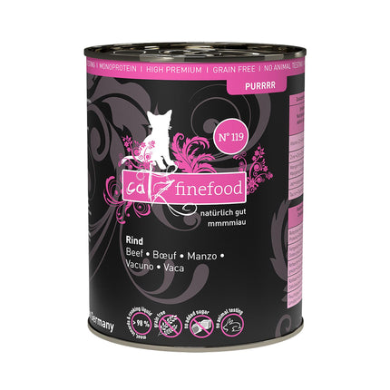 Finefood Purrrr No. 119 mit Rind, 400g