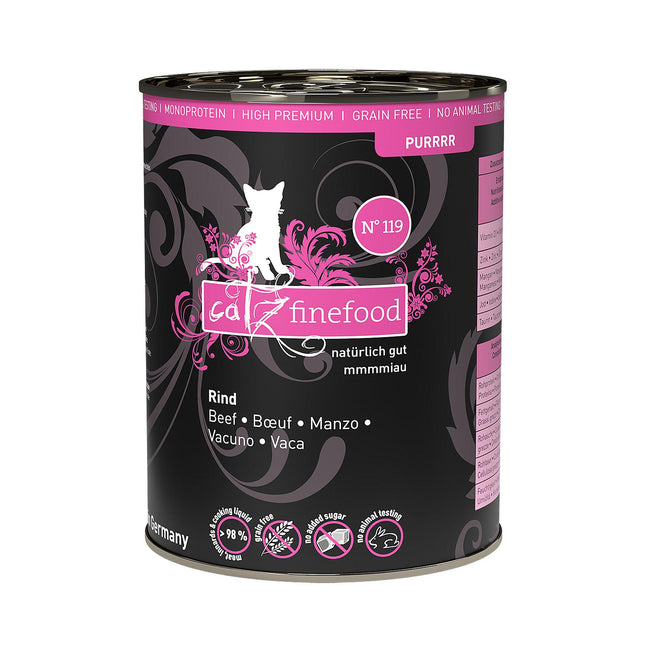 Finefood Purrrr No. 119 mit Rind, 400g