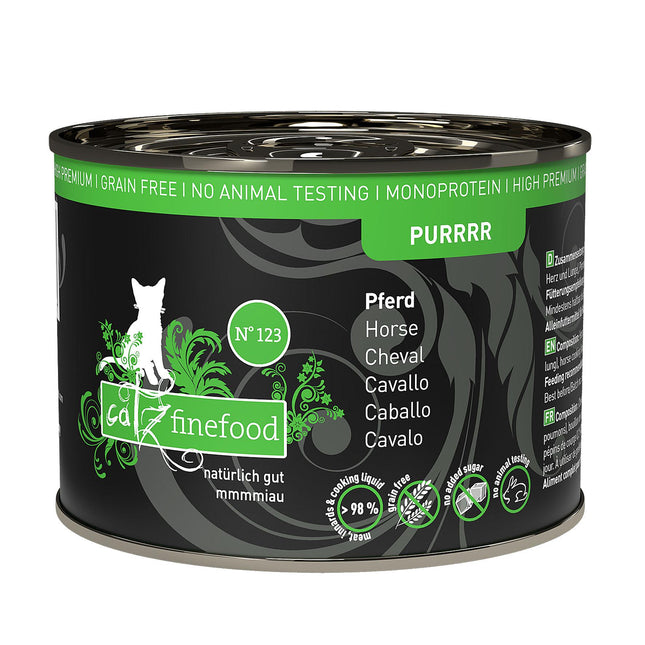 Finefood Purrrr Non. 123 avec cheval, 200g