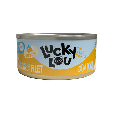 Bouillon de poulet et filet de thon Lucky Lou 70g