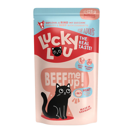 Lucky Lou Adulte Volaille &amp; Bœuf 125g