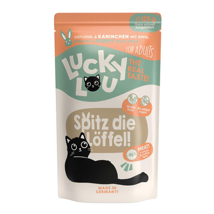 Lucky Lou Adulte Volaille &amp; Lapin 125g