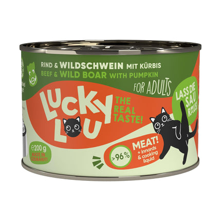 Lucky Lou Adulte Boeuf &amp; Sanglier 200g