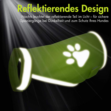 Reflektierende Sicherheitsweste für Hunde