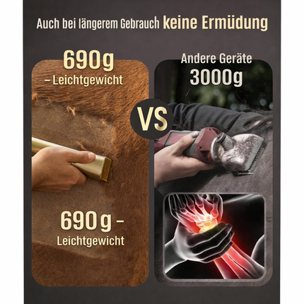Kabelloses Schermaschine Pferd