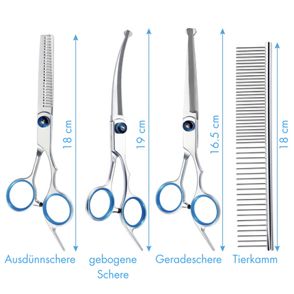 Professionelle 5-in-1 Fellschere für Hunde