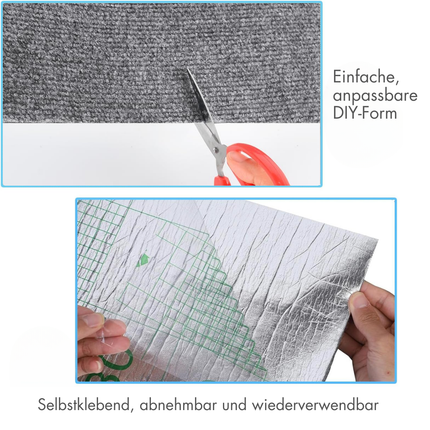 Selbstklebende Kratzmatte (Hellgrau)