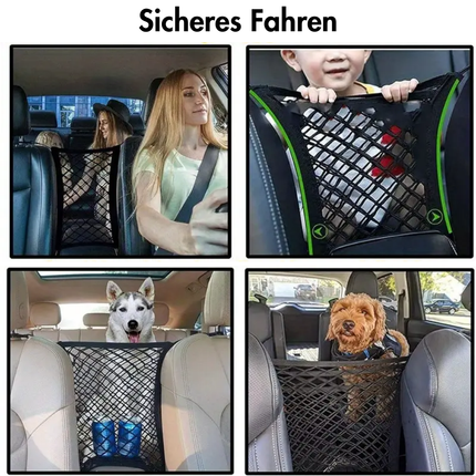Hunde-Auto-Netz-Barriere