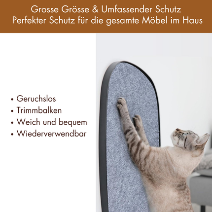 Selbstklebende Kratzmatte (Hellgrau)
