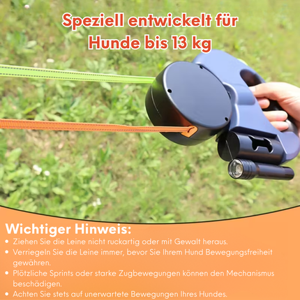 Doppelte Einziehbare Hundeleine