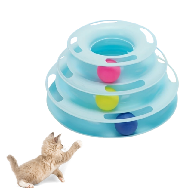 Spielturm mit 3 Ebenen