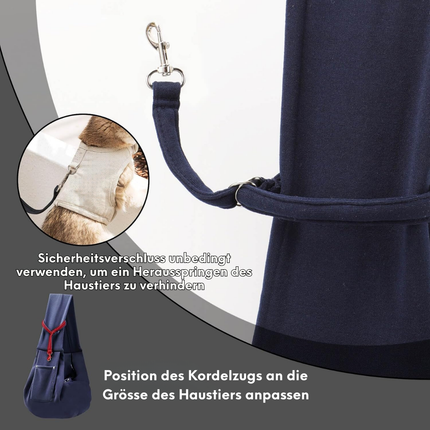 Hundetragetasche, Black