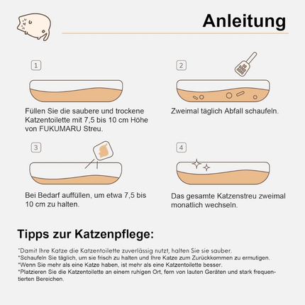 Tofu Katzenstreu 10.8kg, Mais