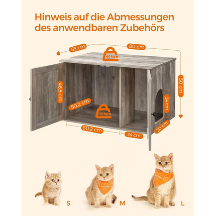 Katzenhaus grau