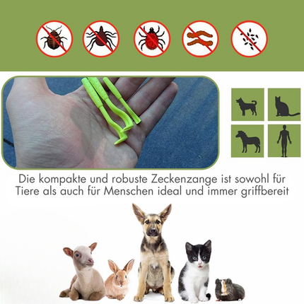 3er Set Zeckenhaken