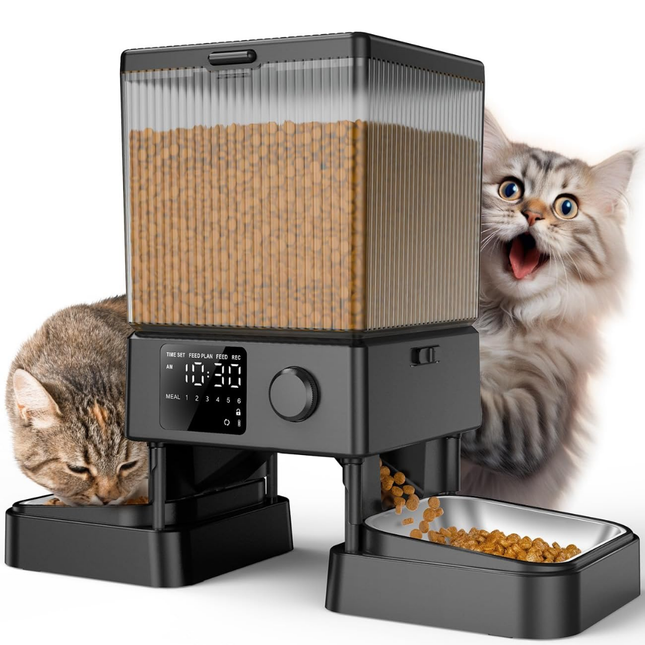 5L Futterautomat Katze 2 Näpfe
