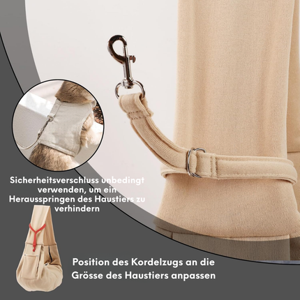 Hundetragetasche, Black