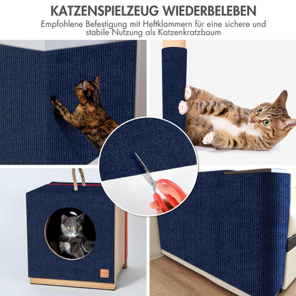 Selbstklebende Kratzmatte (Blau)