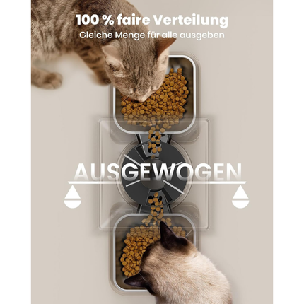 5L Futterautomat Katze 2 Näpfe