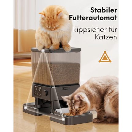 5L Futterautomat Katze 2 Näpfe