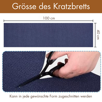 Selbstklebende Kratzmatte (Blau)