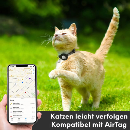 2er Pack Airtag Katzenhalsband