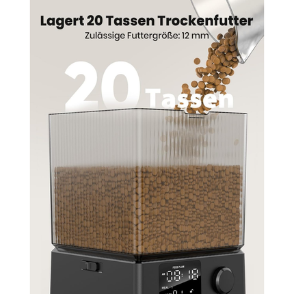 5L Futterautomat Katze 2 Näpfe