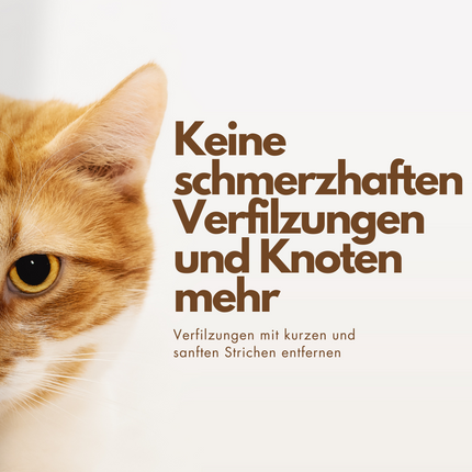 Doppelseitiger Hund- & Katzenkamm – Sanfte Unterwollbürste für Tiere