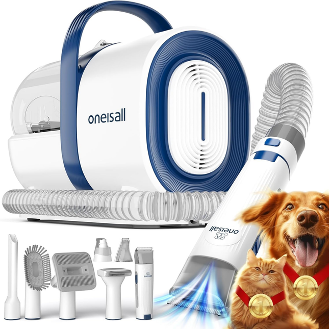 Hundeschermaschine mit Staubsauger