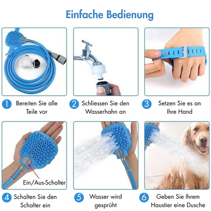 Duschkopf für Hunde