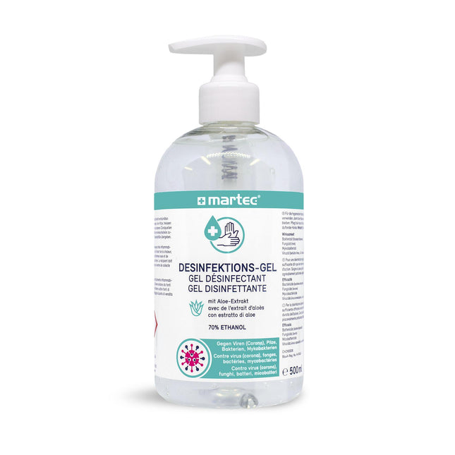 Pompe à gel désinfectant pour les mains 500 ml