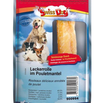 Délicieux rouleau enrobé de poulet, 1 pièce.