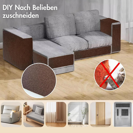 Selbstklebende Kratzmatte (Braun)