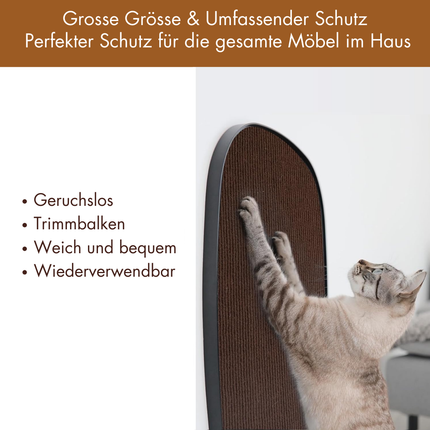 Selbstklebende Kratzmatte (Braun)