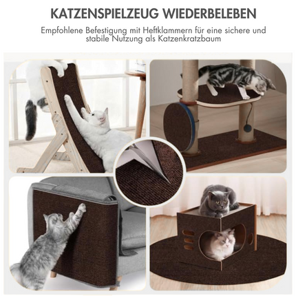 Selbstklebende Kratzmatte (Braun)